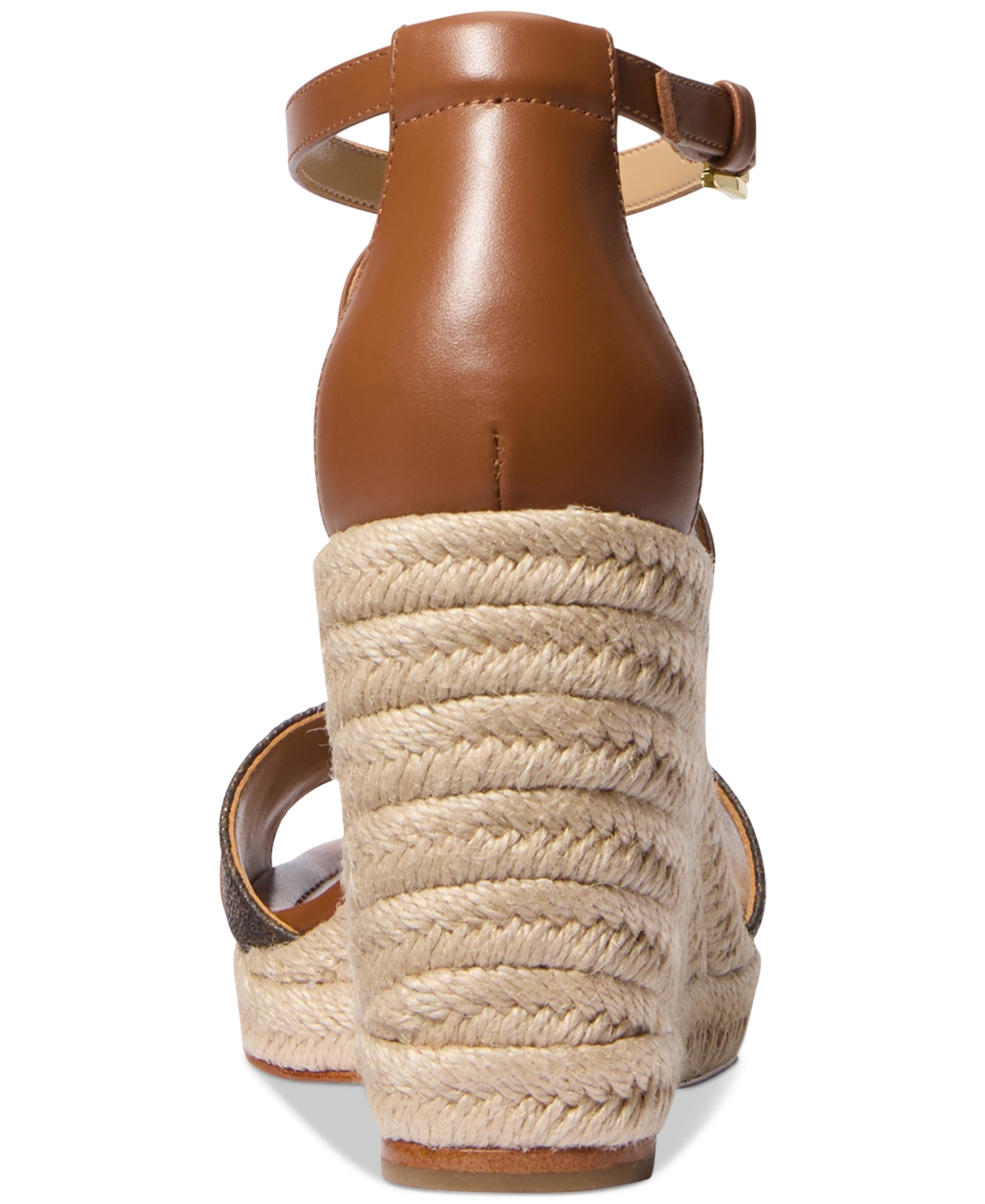 Michael Kors Michael  Women's Mandy Wedge Sandals In Brown