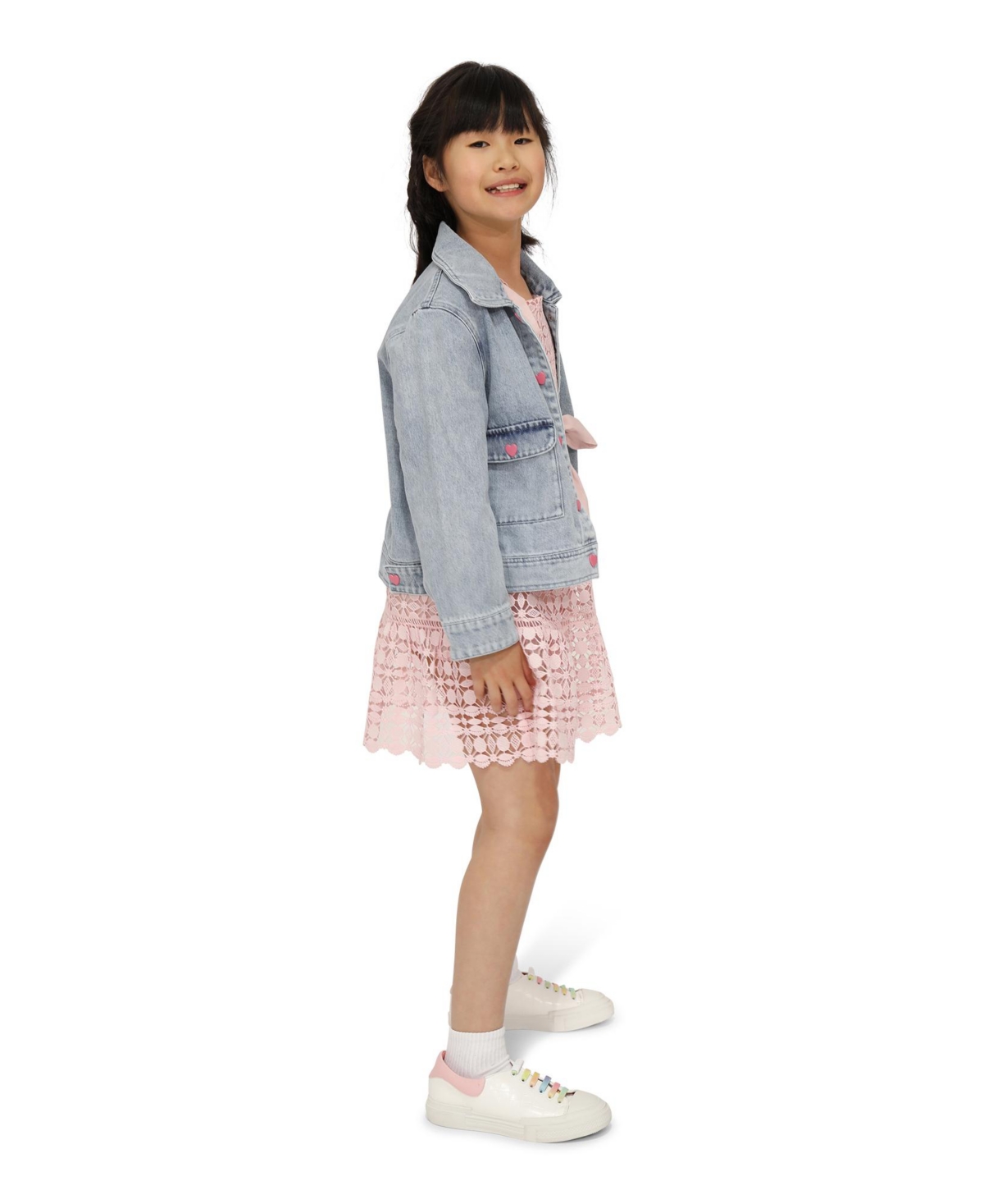 Belle & Bloom Women's Sweet Like Me Denim Jacket - Stonewash