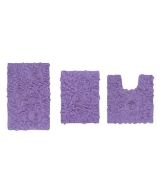 Bell Flower 3-Pc. Bath Rug Set