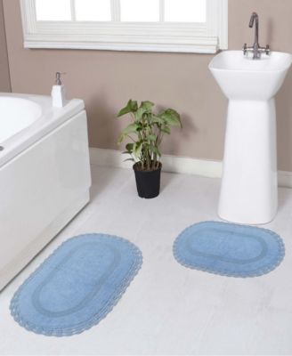 Hampton Crochet Reversible 2-Pc. Bath Rug Set