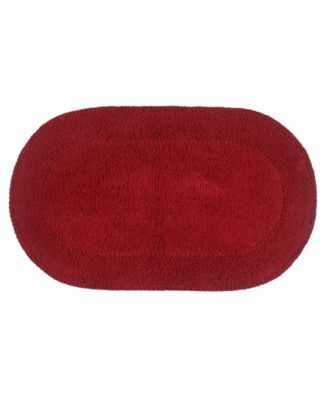 Double Ruffle Bath Rug, 21" x 34"