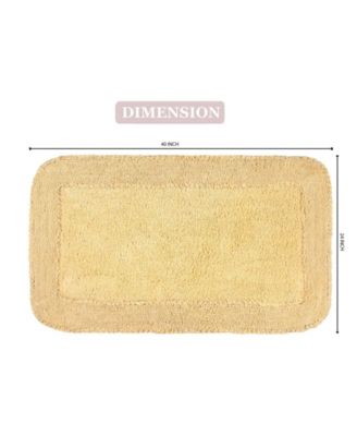 Home Weavers Double Ruffle Bath Rug, 24" x 40"