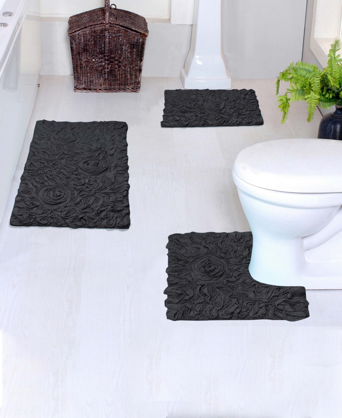 Home Weavers Modesto -Pc. Bath Rug Set