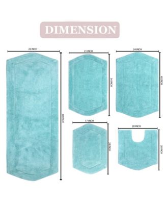 Waterford 5-Pc. Bath Rug Set