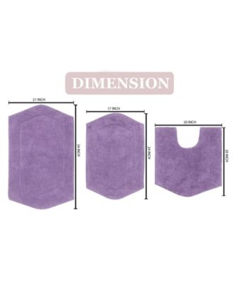 Waterford 3-Pc. Bath Rug Set