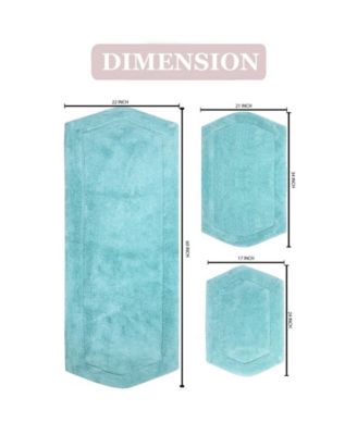 Waterford 3-Pc. Bath Rug Set