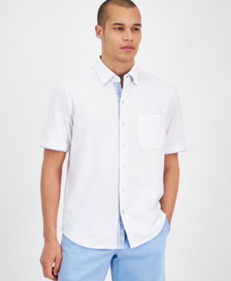 Tommy Bahama - Men's San Lucio Soiree Happy Hour Short Sleeve Print-Trim Shirt