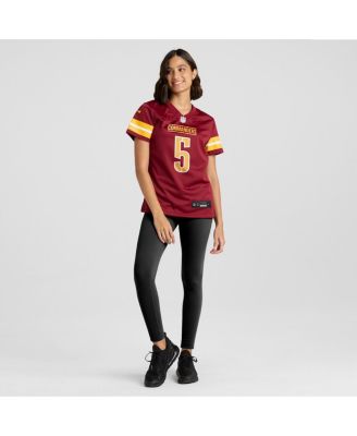 Women's Jayden Daniels Burgundy Washington Commanders Player Game Jersey
