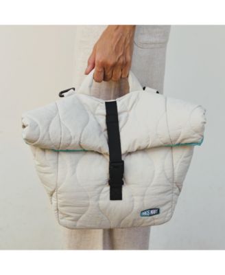 Walker Roll Top Lunch Bag with Adjustable Shoulder Strap Tangerine