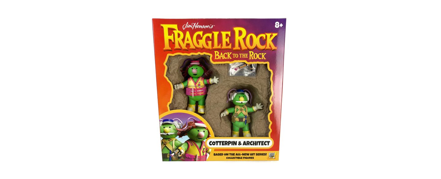 Детские фигурки Fraggle Rock Doozer with Cotterpin and Architect Articulated Collectible Action Figures, 2-Pack, Ages 8+, цвет: Open Miscellaneous — фото 2