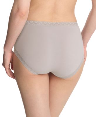Women's Bliss Lace-Trim High Rise Cotton Brief 755058