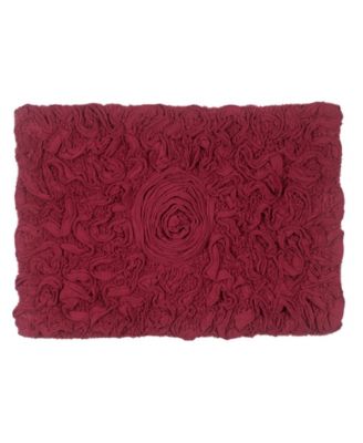 Bell Flower Bath Rug, 17" x 24"