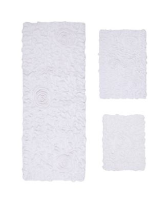 Bell Flower 3-Pc. Bath Rug Set