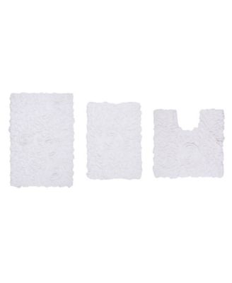 Bell Flower 3-Pc. Bath Rug Set