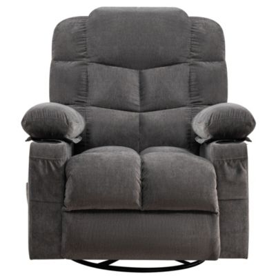 Recliner Chair Rocking Chairs for Adults with a Manual Massage and Heat
