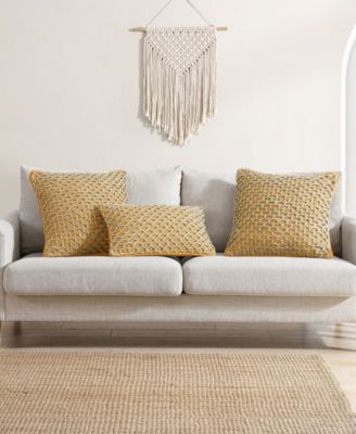 Jada Jute Decorative Pillow, 20" x 20"