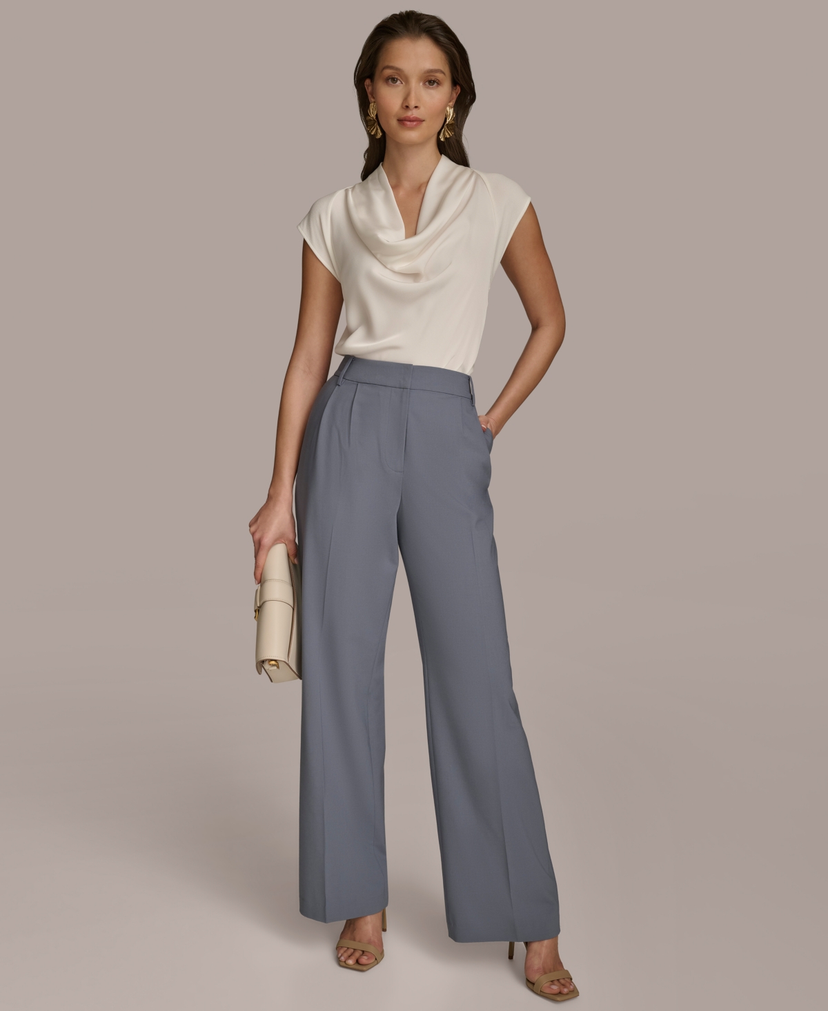 Donna Karan New York Women's Wide Leg Pants