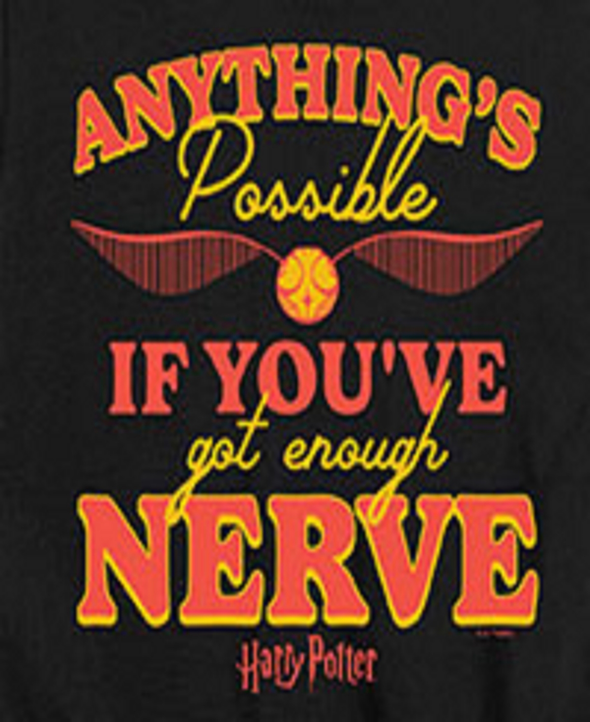Hybrid Big Boys Harry Potter Graphic Tee In Black
