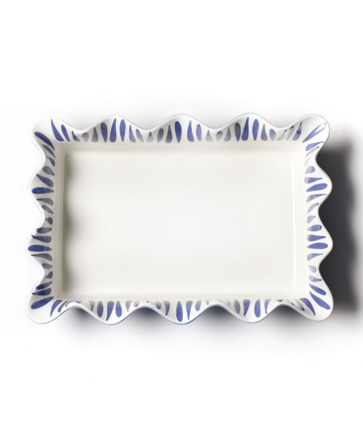 Coton Colors Iris Drop 13" Casserole In Blue