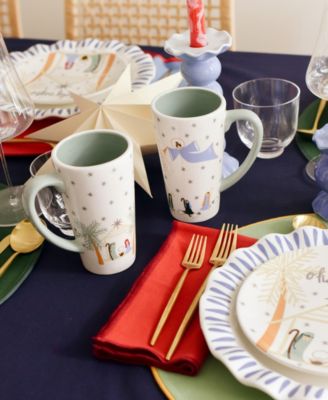 O Holy Night Tall Mug, Set of 4