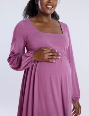 Maternity Long Sleeve Empire Waist Maxi Dress - Motherhood
