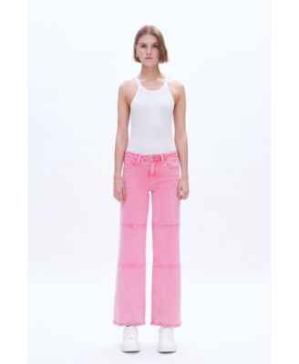 Women's Mid Rise Wide Leg Pants