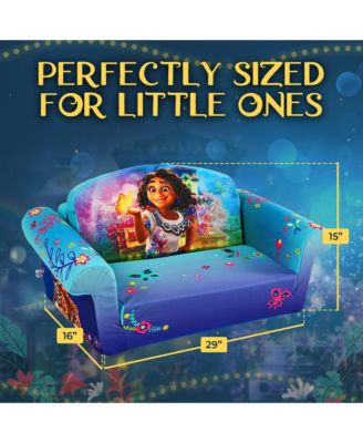 Kids 2-in-1 Flip Open Foam Compressed Sofa Bed, Encanto