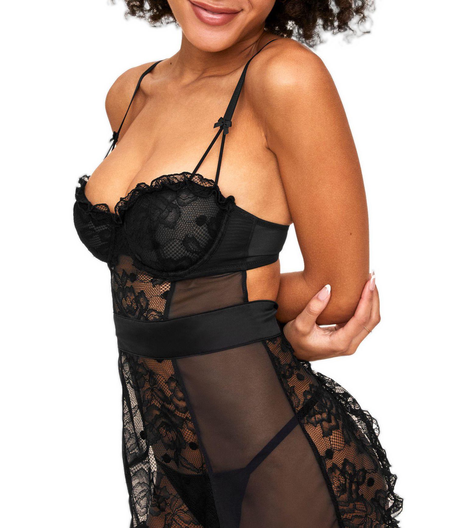 Women's Etty Babydoll and G-string Set Lingerie