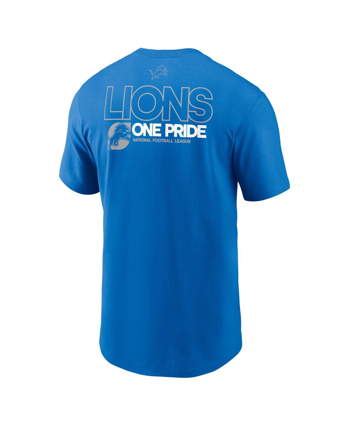 Nike Men'sDetroit Lions Outline T-Shirt - Blue