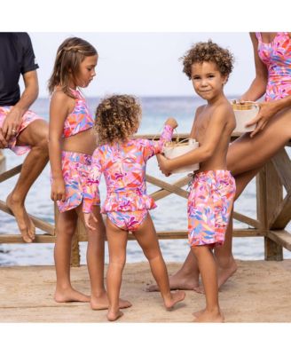 Big Girls Blooming Sunset Sustainable Board Shorts