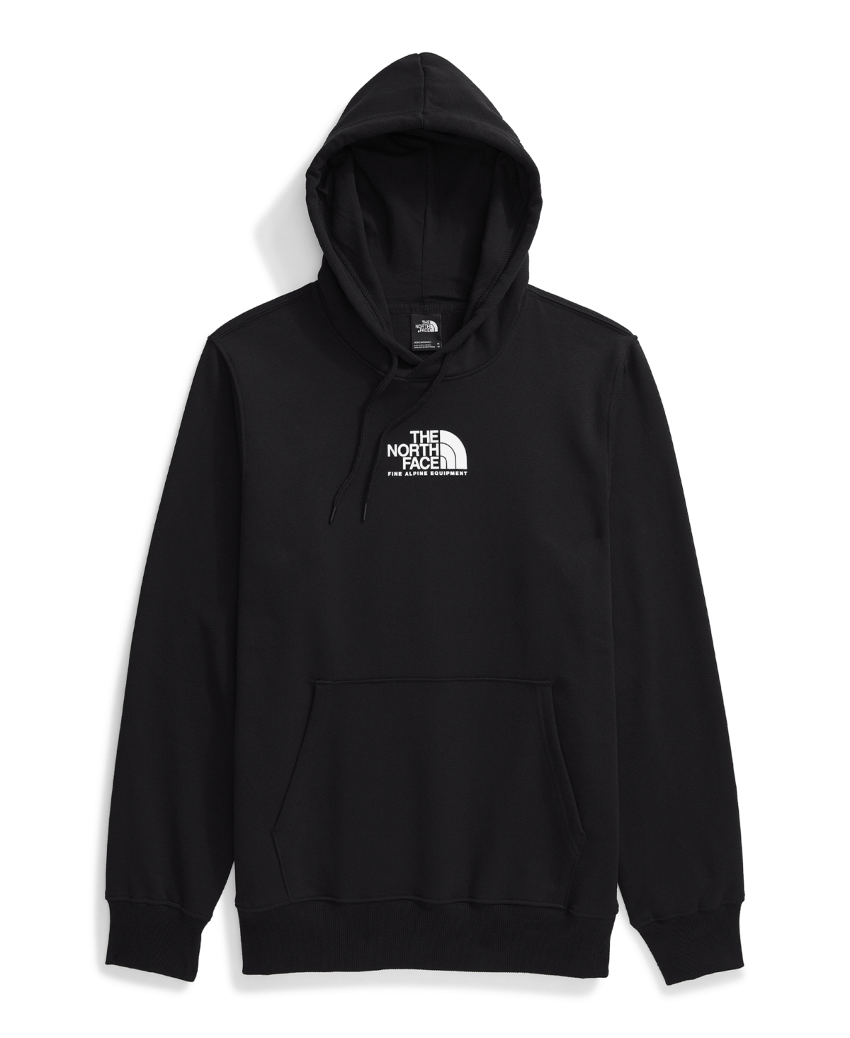 Shop The North Face Men's Fine Alpine Hooded Sweatshirt In Tnf Black,white