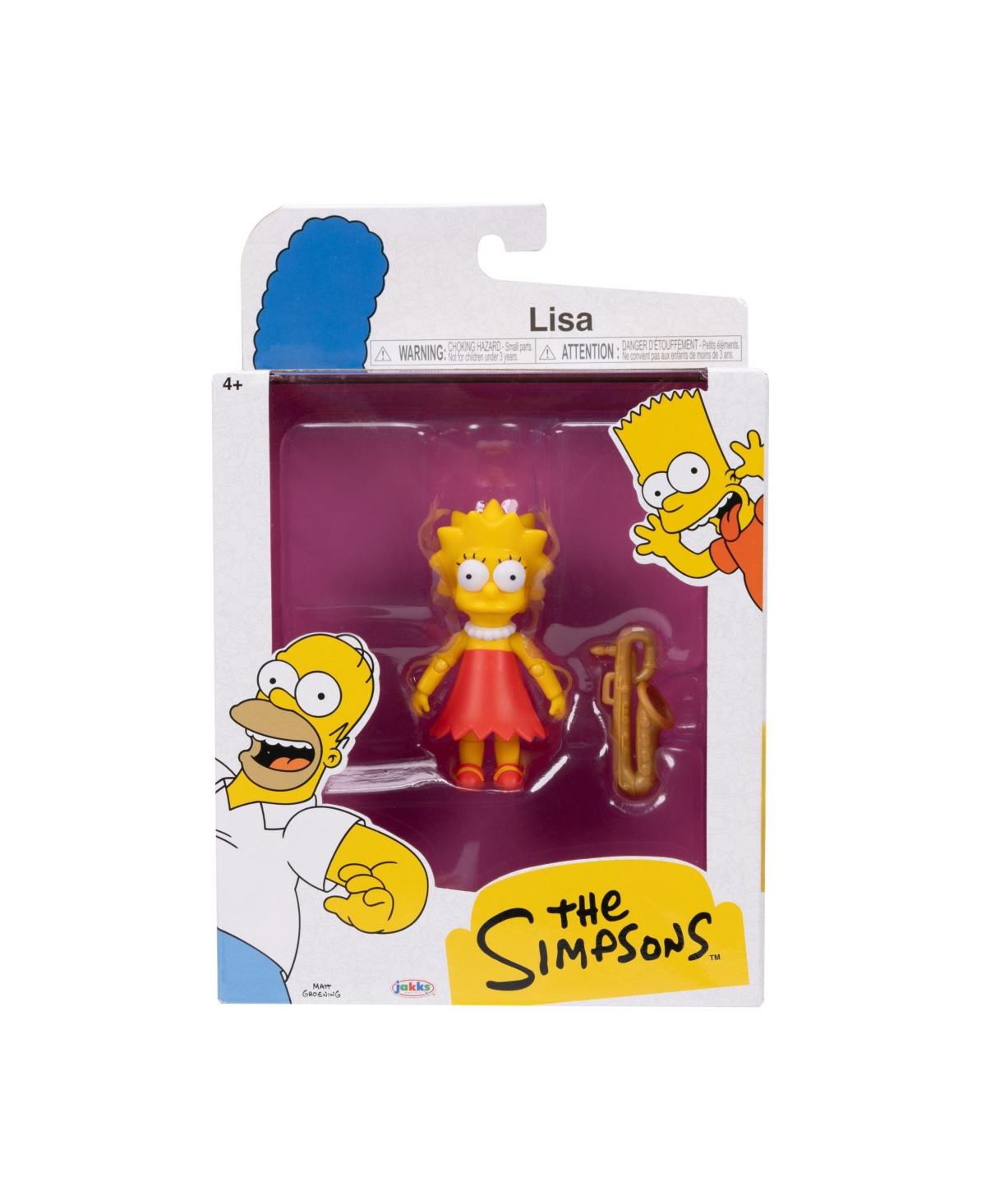 The Simpsons 5" Lisa Wave 2 Action Figure Toy In Multicolor
