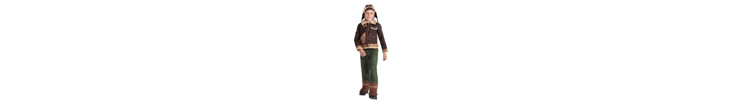 Детские куртки Dress Up America Aviator Jacket, Pants & Hat Costume Set - Kids Boys & Girls — фото 2