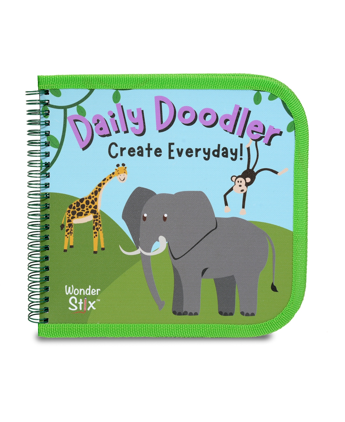 The Pencil Grip Daily Doodler Activity Book-wild Animals Cover In Assorted