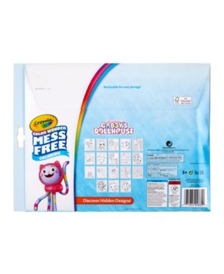 Color Wonder Gabby's Dollhouse Coloring Pad and Markers, Pack of 2