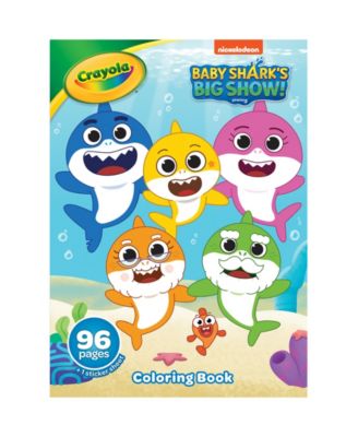 Baby Shark Coloring Book, 8 Pack