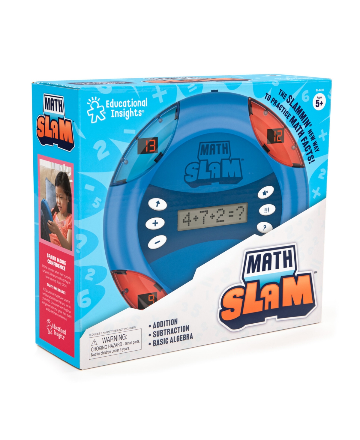 Educational Insights Math Slam Handheld Electronic Math Game In Multi
