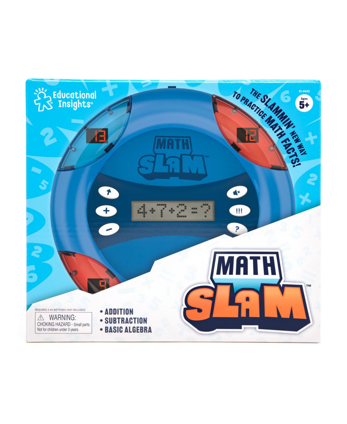 Educational Insights Math Slam Handheld Electronic Math Game In Multi