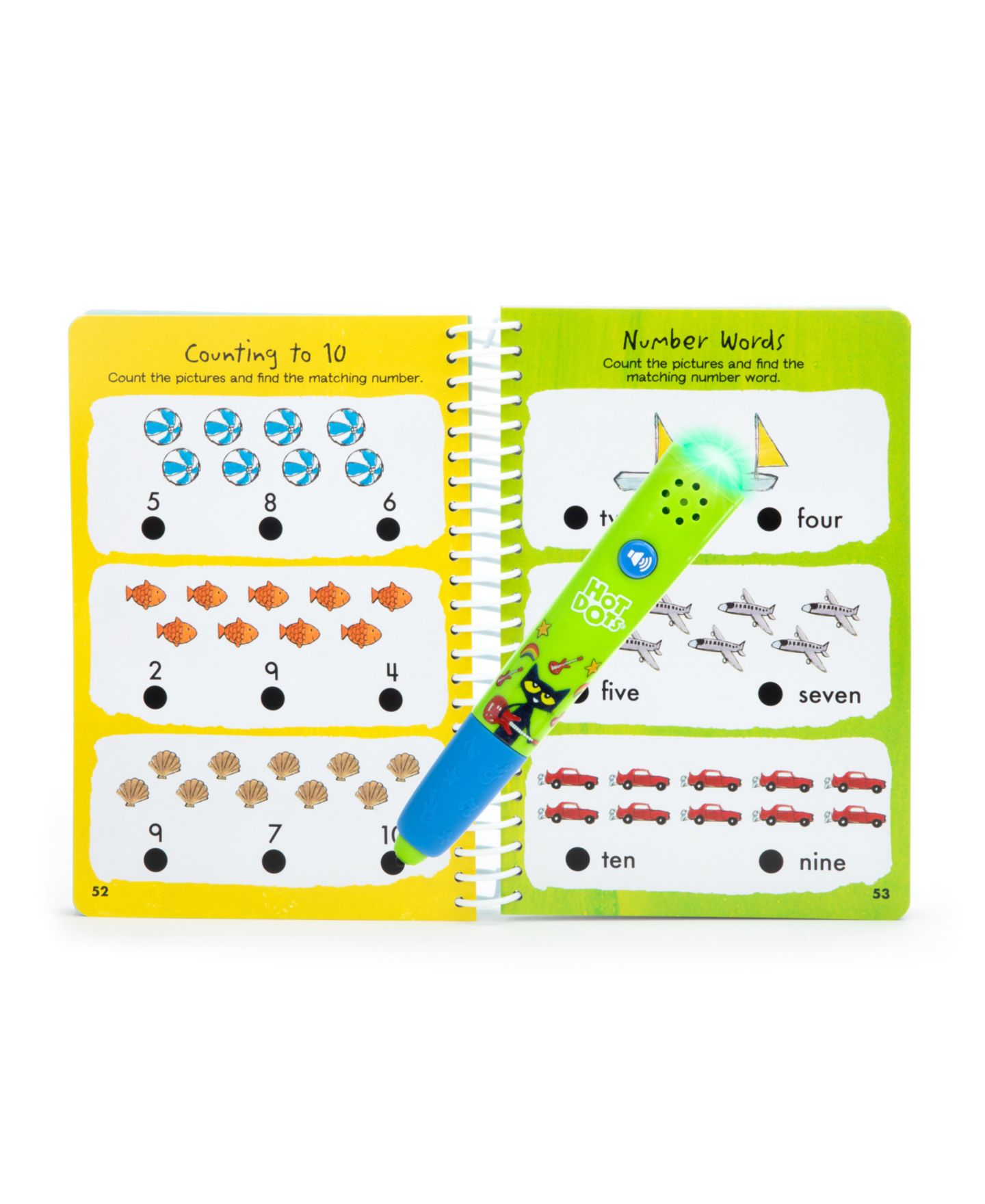 Детская игрушка Educational Insights Hot Dots Pete the Cat Kindergarten Reading Math — фото 3