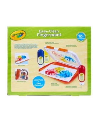 Easy-Clean Finger Paint Station