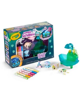 Scribble Scrubbie Ocean Pets Glow Lagoon