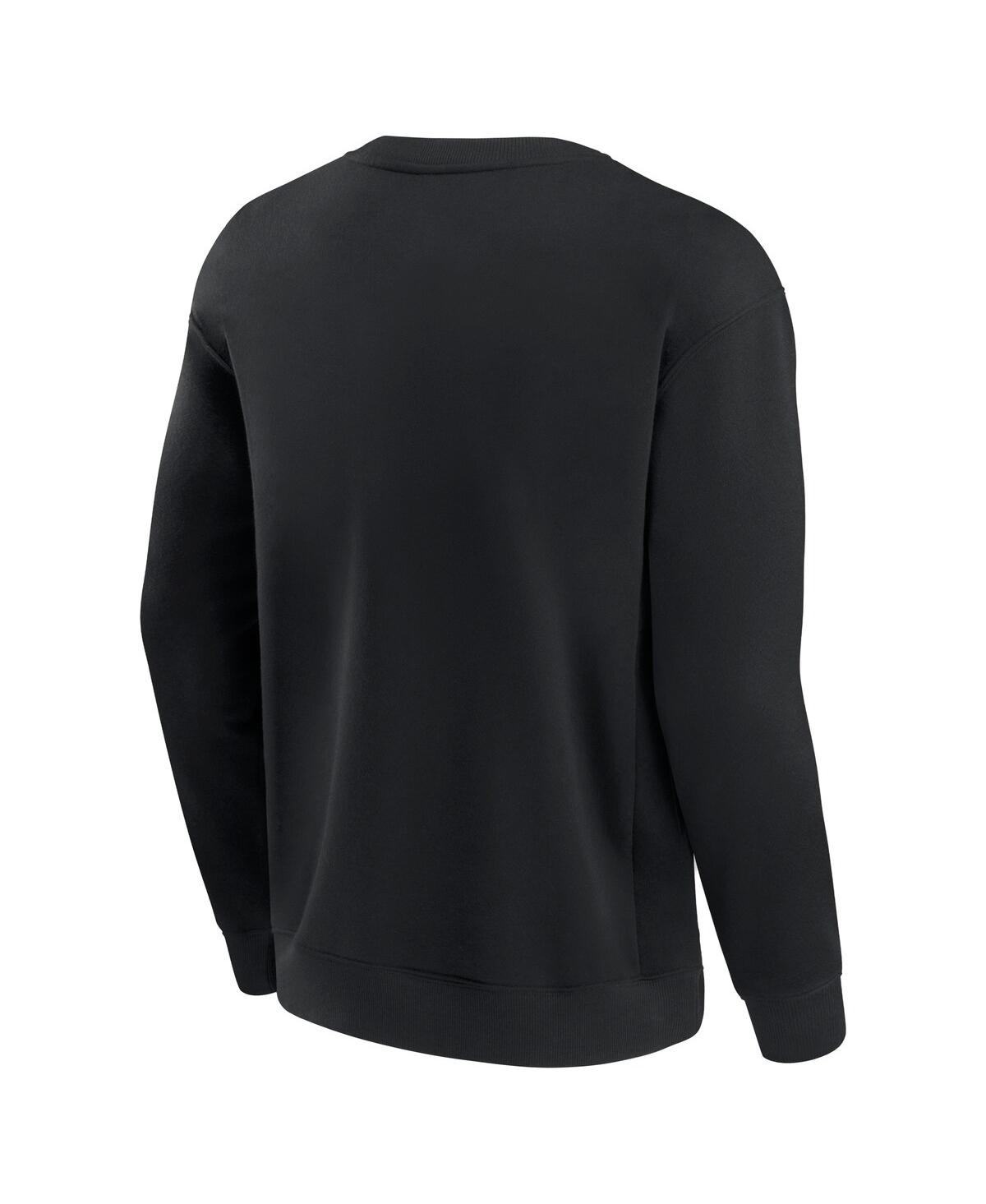 Shop Fanatics Men's And Women's Black Miami Dolphins Elements Unlimited Fleece Pullover Sweatshirt