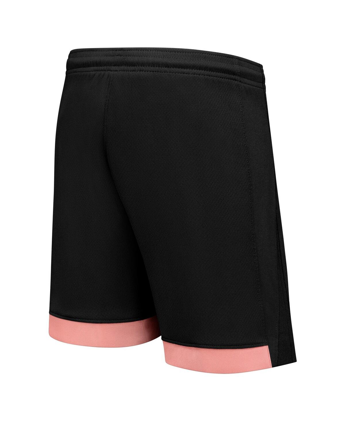 JORDAN BIG BOYS AND GIRLS BLACK PARIS SAINT-GERMAIN 2024/25 THIRD STADIUM SHORTS 