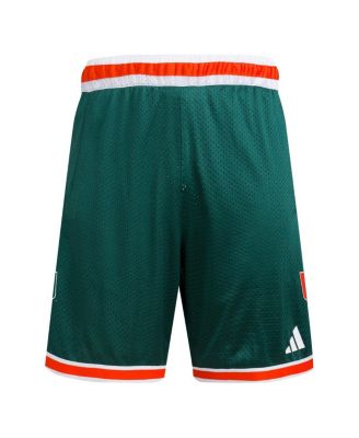 Men's Green Miami Hurricanes Swingman Replica Basketball Shorts