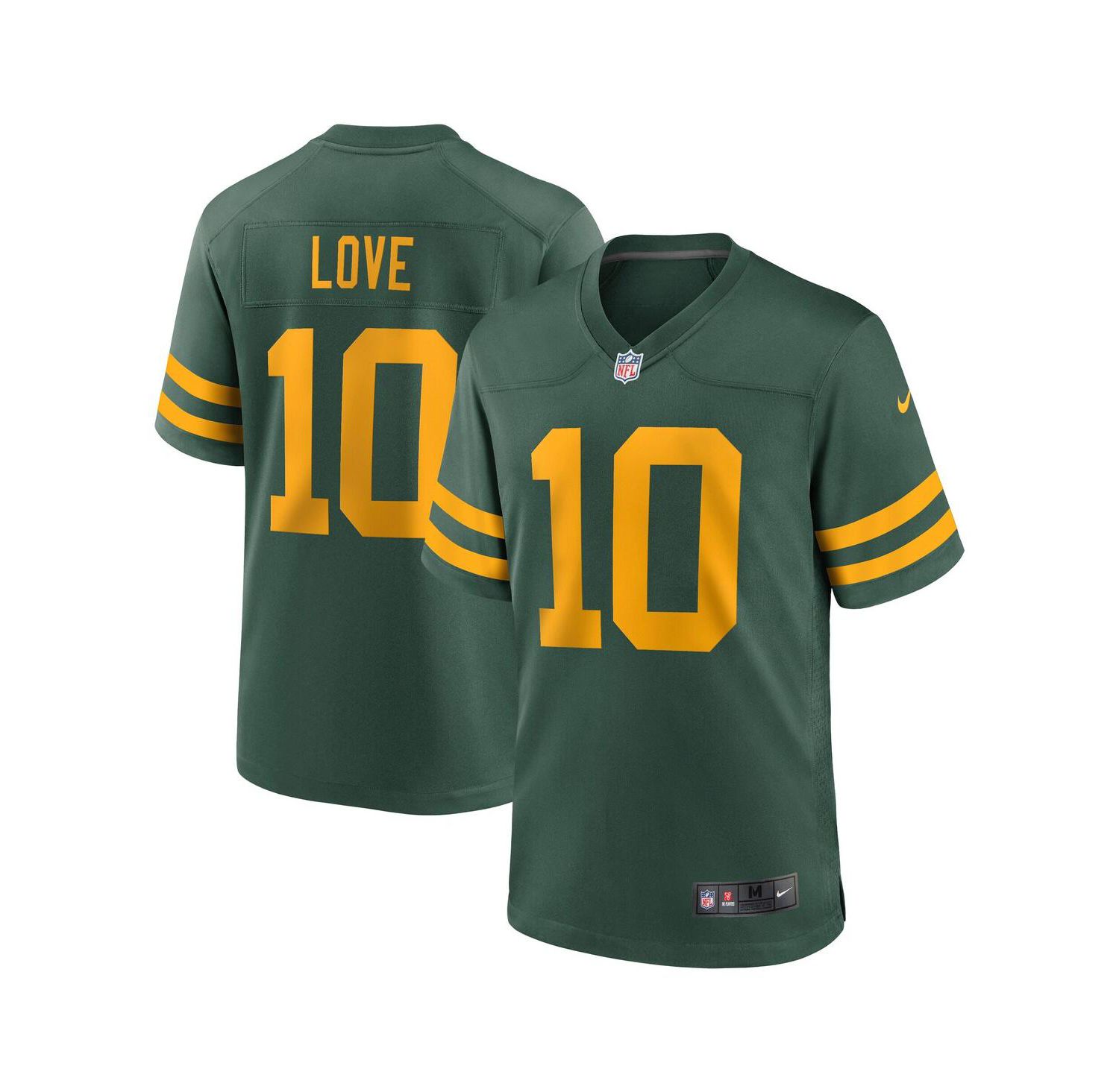 Men's Love Green Green Bay Packers Alternate Game Jersey