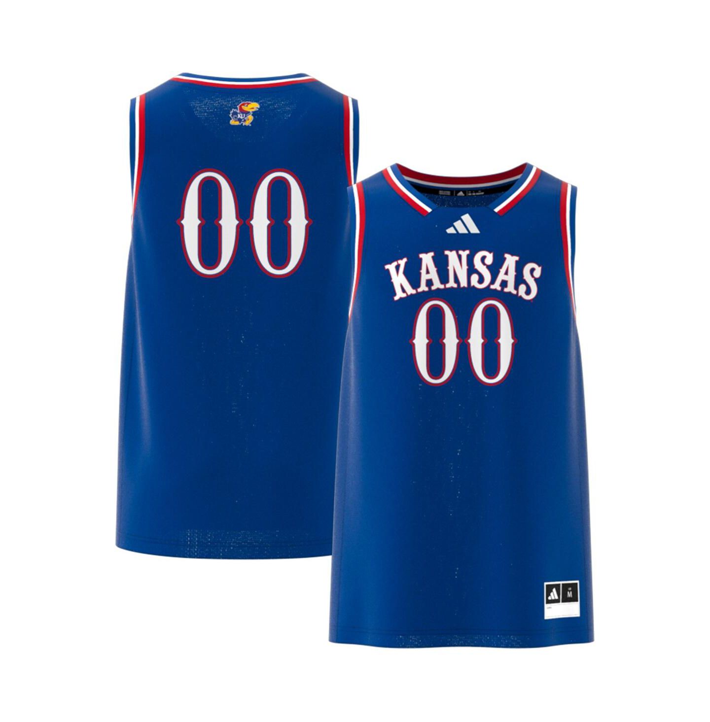 Мужской топ adidas 00 Royal Kansas Jayhawks Swingman Jersey — фото 1