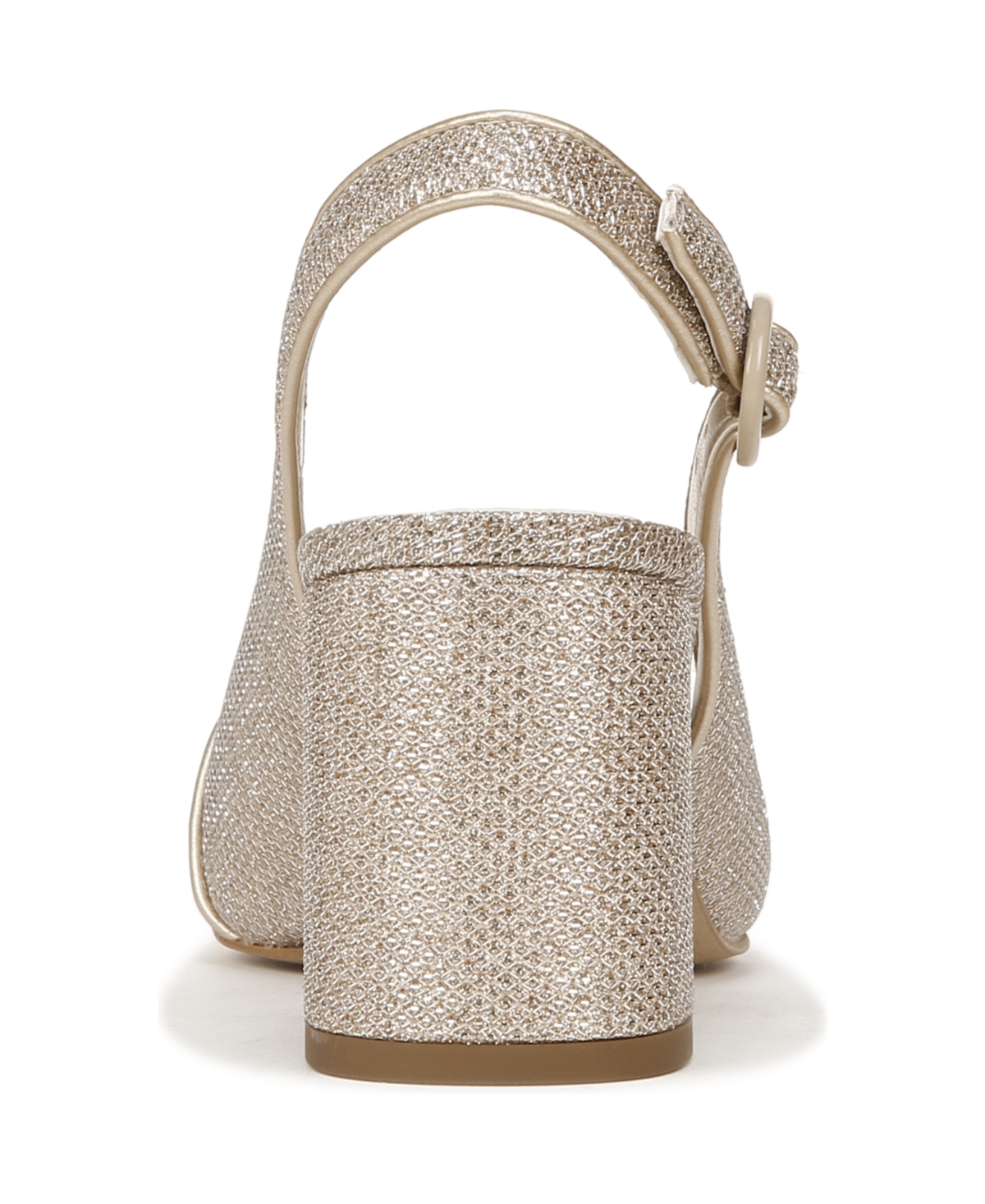 Franco Sarto Trista Slingback Pump In Platinum Fabric