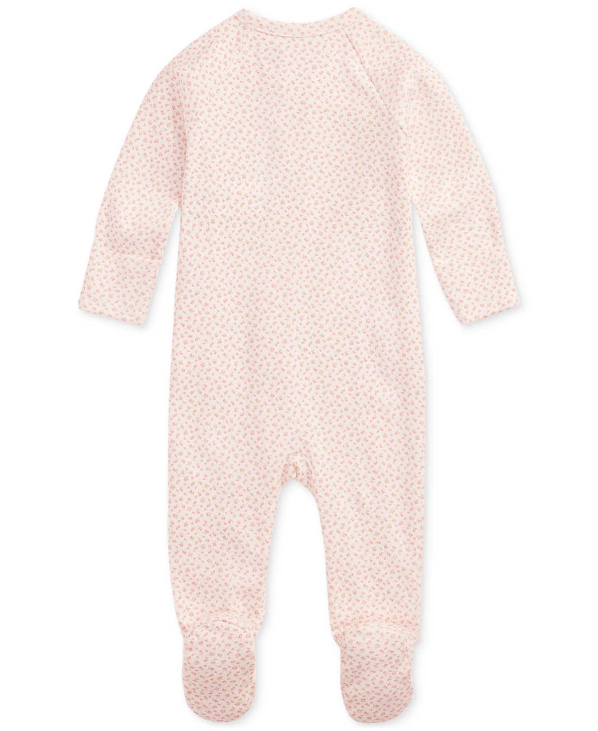 Polo Ralph Lauren Baby Cotton Floral Coverall In White