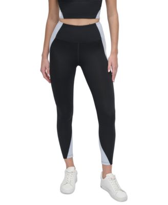DKNY - Women's Colorblocked Balance Compression High-Waist Tights