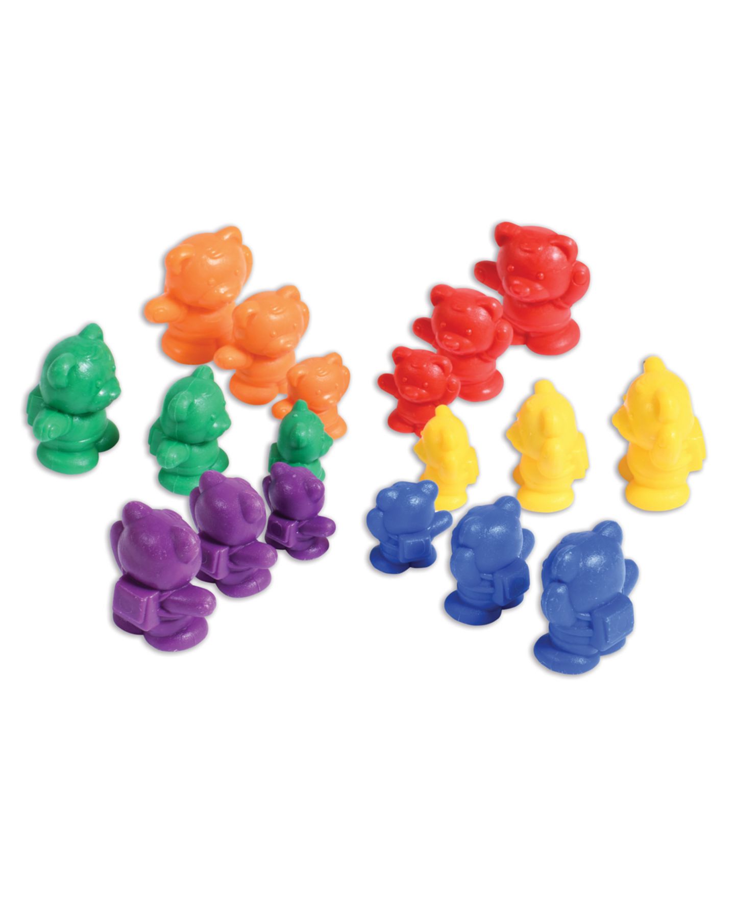 Детские игрушки edxeducation Backpack Bear Counting, Weighted 96-Piece Counters, Ages 4+ — фото 5